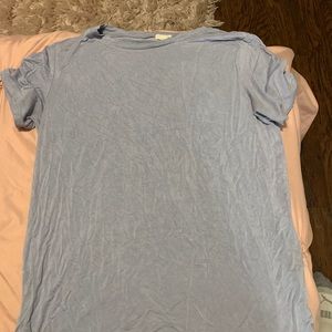 light blue t-shirt